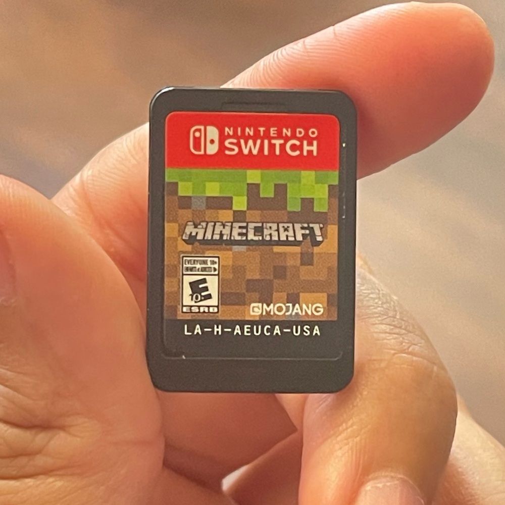 Nintendo Red and Green Minecraft Game for Switch